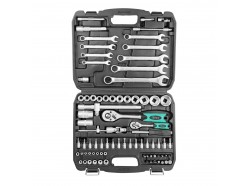 Набор головок бит и ключей 82 пр. Spec (1/4", 1/2", 6 граней)